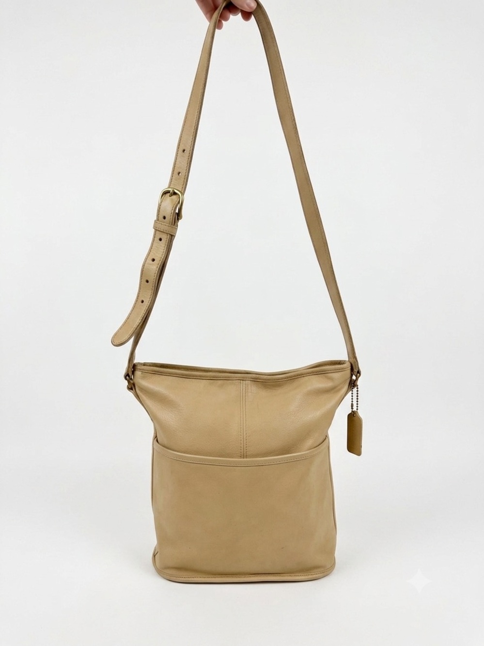 Vintage Coach Beekler Bucket bag Bone Color